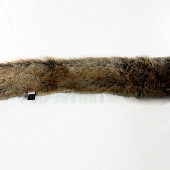 Donna Salyers fabulous furs neck scarf/wrap Brown Beige - Picture 6 of 6